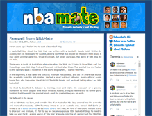 Tablet Screenshot of nbamate.com